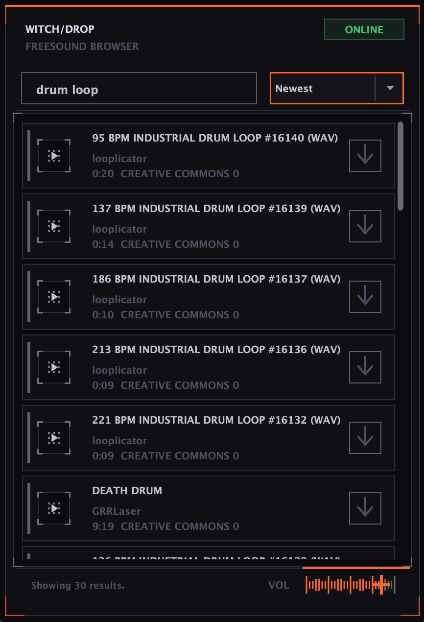 Witch Drop plugin screenshot